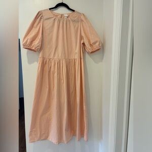 H&M Cotton Puff Sleeve Dress